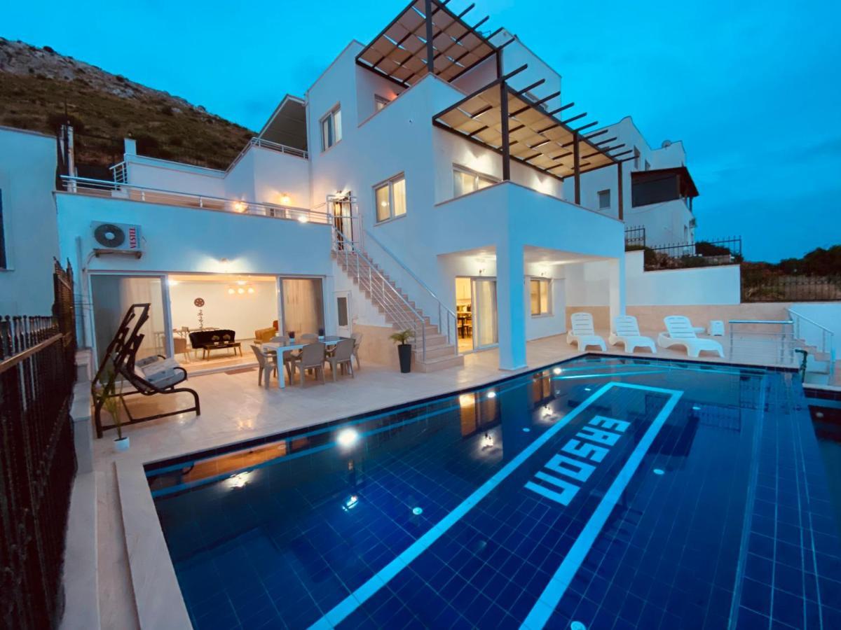 Bodrum Eason Villa & House 350M2 Full Sea View With Private Infinity Pool Kültér fotó