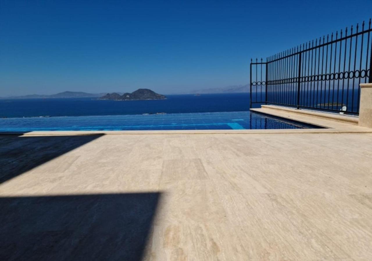 Bodrum Eason Villa & House 350M2 Full Sea View With Private Infinity Pool Kültér fotó