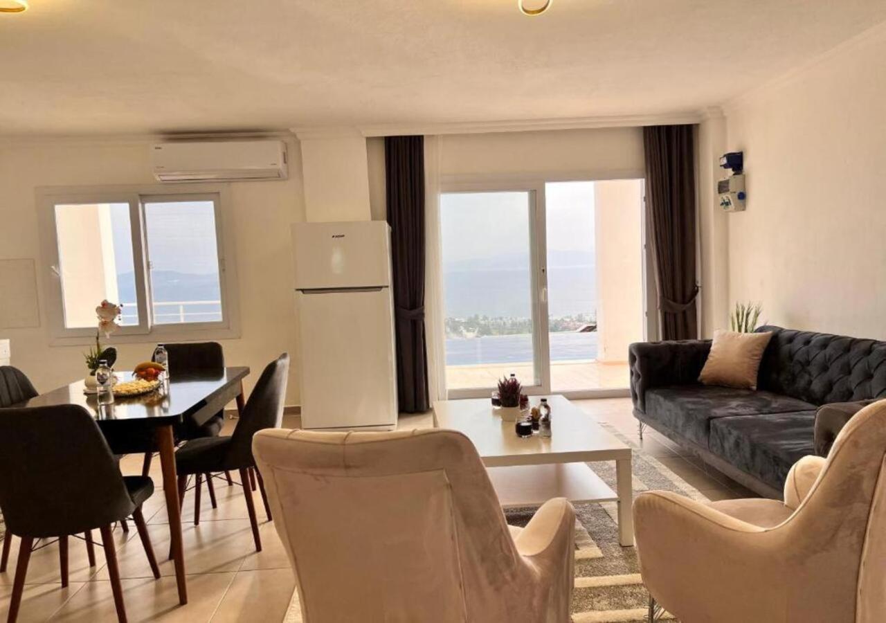 Bodrum Eason Villa & House 350M2 Full Sea View With Private Infinity Pool Kültér fotó