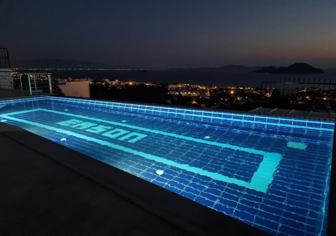 Bodrum Eason Villa & House 350M2 Full Sea View With Private Infinity Pool Kültér fotó