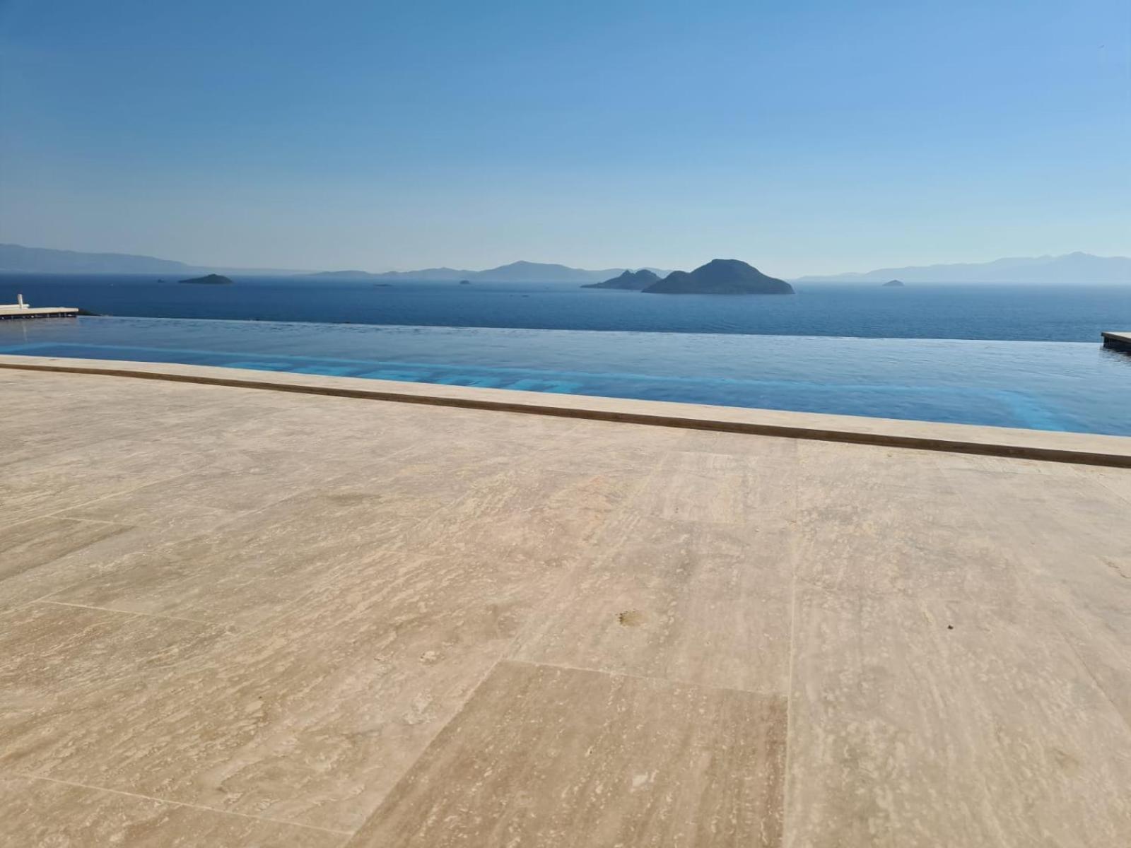 Bodrum Eason Villa & House 350M2 Full Sea View With Private Infinity Pool Kültér fotó