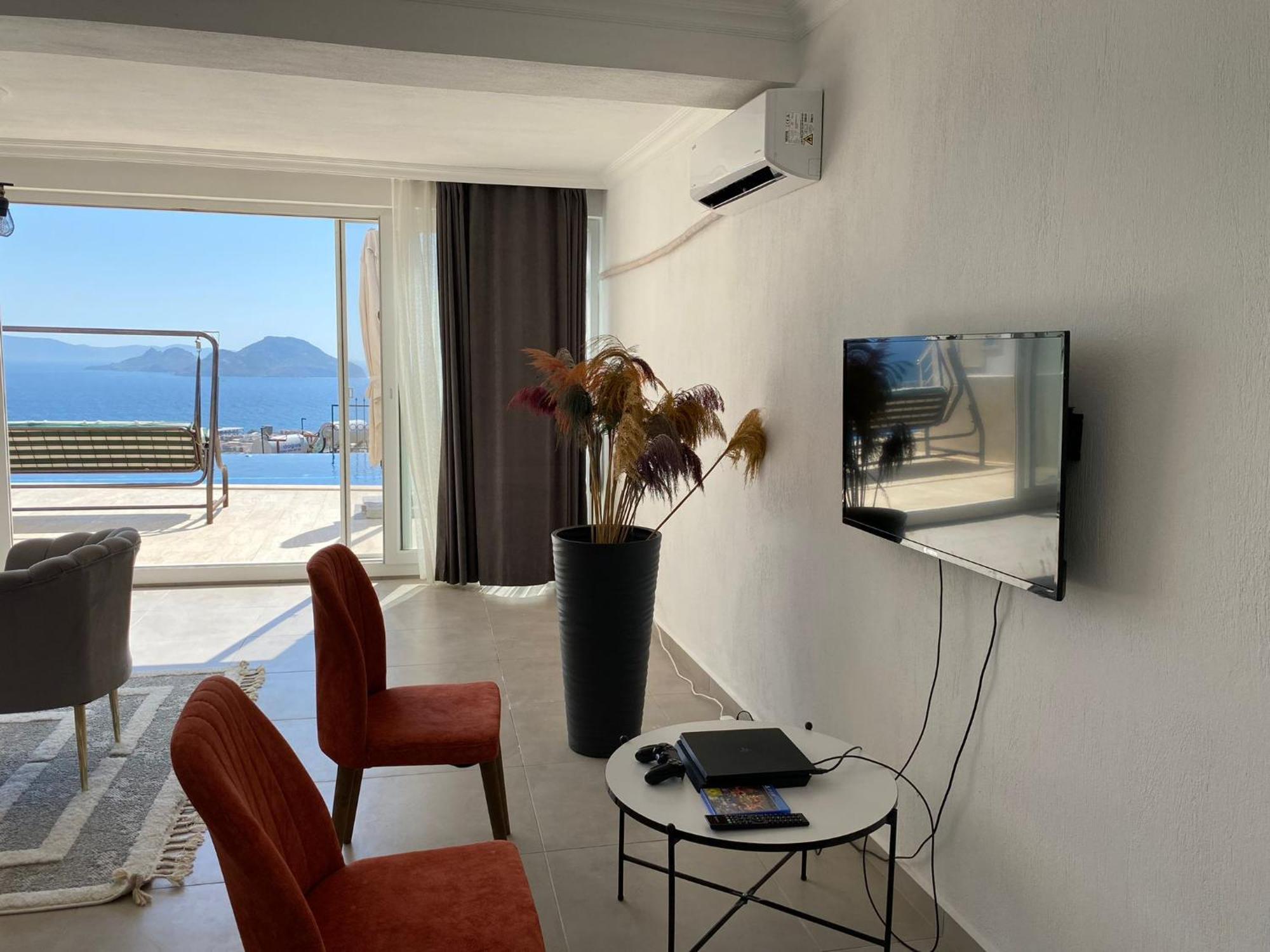 Bodrum Eason Villa & House 350M2 Full Sea View With Private Infinity Pool Kültér fotó